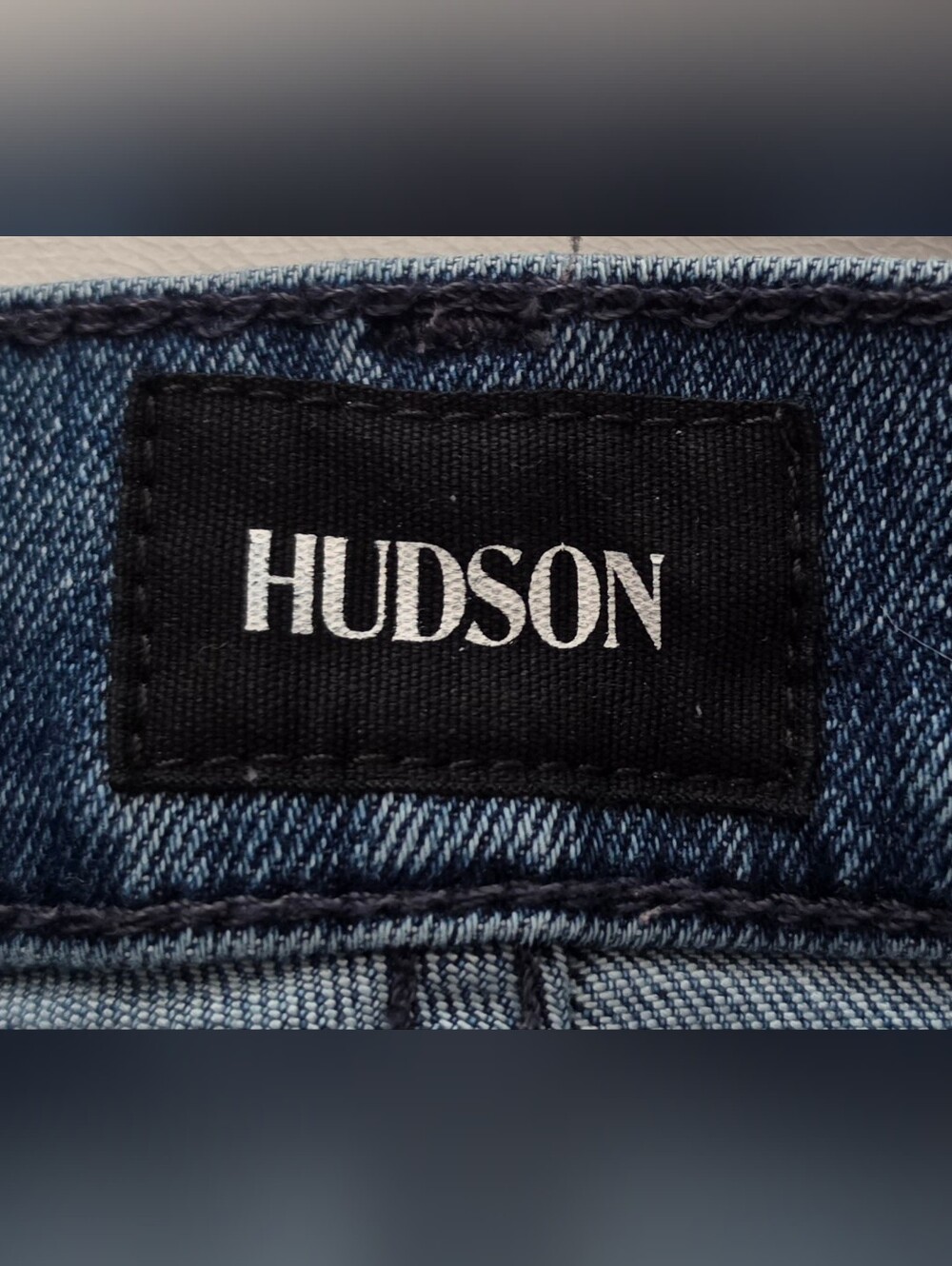 HUDSON Noa Yvonne High-Rise Straight Ankle Jeans Blue Denim Size 28 - Picture 8 of 11